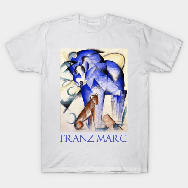 Fabulous Beasts by Franz Marc T-Shirt by Naves